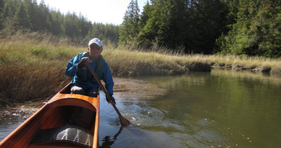 Vern Heikkila’s passion for paddling runs deep and in 2010 Vern built Ele Paio, a six-person, 44-foot “Tahitian-Hawaiian-Northwest Fusion” outrigger canoe. For years, Vern and his wife Janet have spent winters with friends in Hawaii paddling, racing and working on similar craft. Vern, Janet and friends can often be seen paddling Ele Paio on the bay and Elk River.