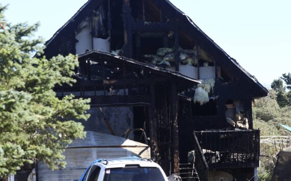 Michael S. Lockett / The Daily World
A fire devestated an Ocean Shores home on Sunday.