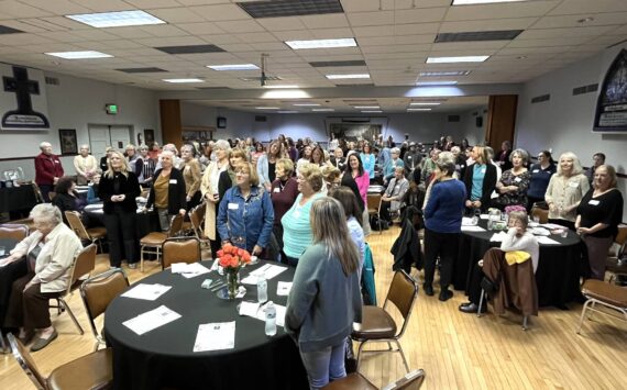 Matthew N. Wells / The Daily World
There were 133 women who signed in at Hoquiam Elks Lodge 1082 in order to participate in 100+ Harbor Women Who Care’s latest event on Tuesday night. The group has raised more than $120,000 for nonprofits throughout Grays Harbor.