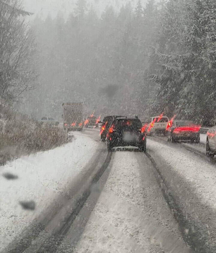 The Daily World file photo
Snow often hits East Grays Harbor first during our winter months, as exemplified in this 2022 photograph.