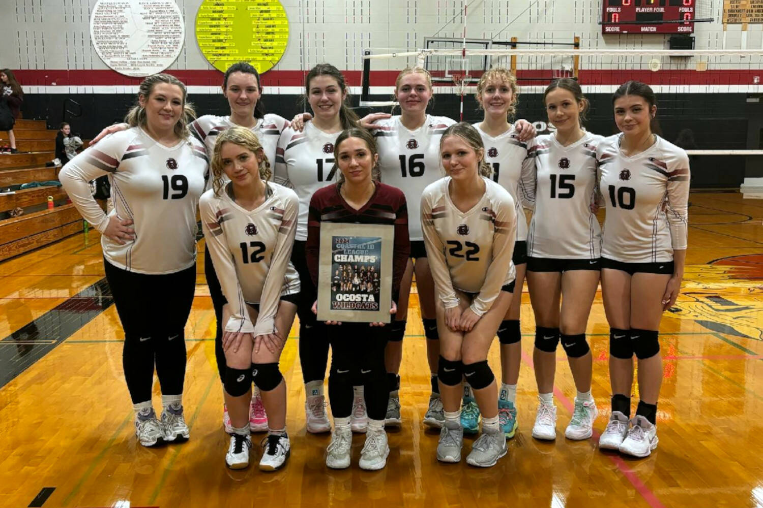 SUBMITTED PHOTO The Ocosta Wildcats secured the 1B Coastal League championship with a 3-0 victory over Mary M. Knight on Thursday in Westport.