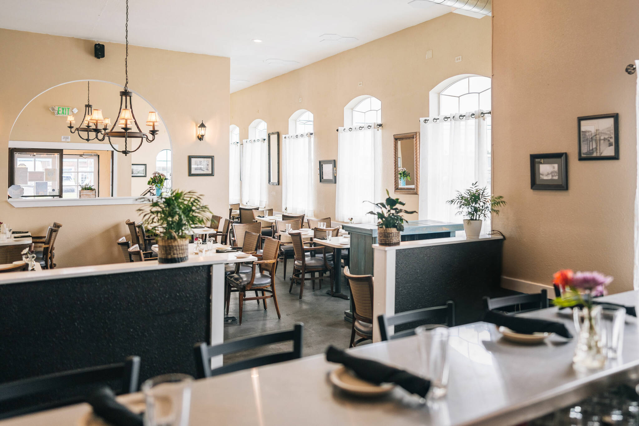 La Spiaggia Ristorante
The welcoming interior inside La Spiaggia Ristorante — 729 Point Brown NW, in Ocean Shores — allows visitors to relax in a room with meticulous interior design work while they smell the delicious scents that waft out of the kitchen.