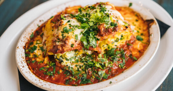 La Spiaggia Ristorante
La Spiaggia Ristorante puts its best foot forward with signature dishes, like this plate of rotoli, from chef and co-owner Doug Cox.