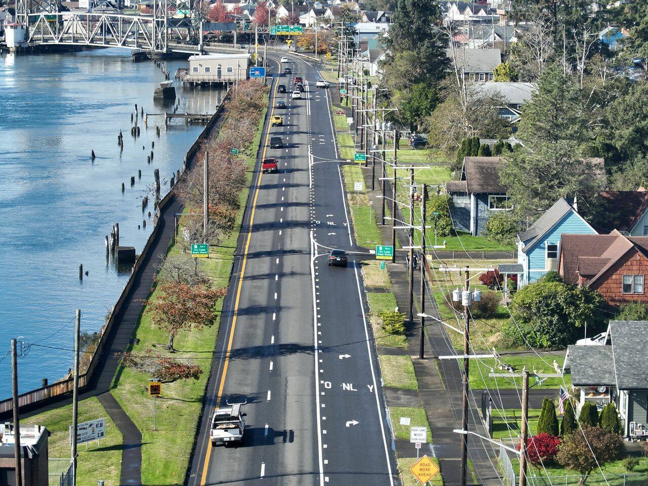 Hoquiam Police Department
Turn lane only directions have been placed on Sumner Avenue.