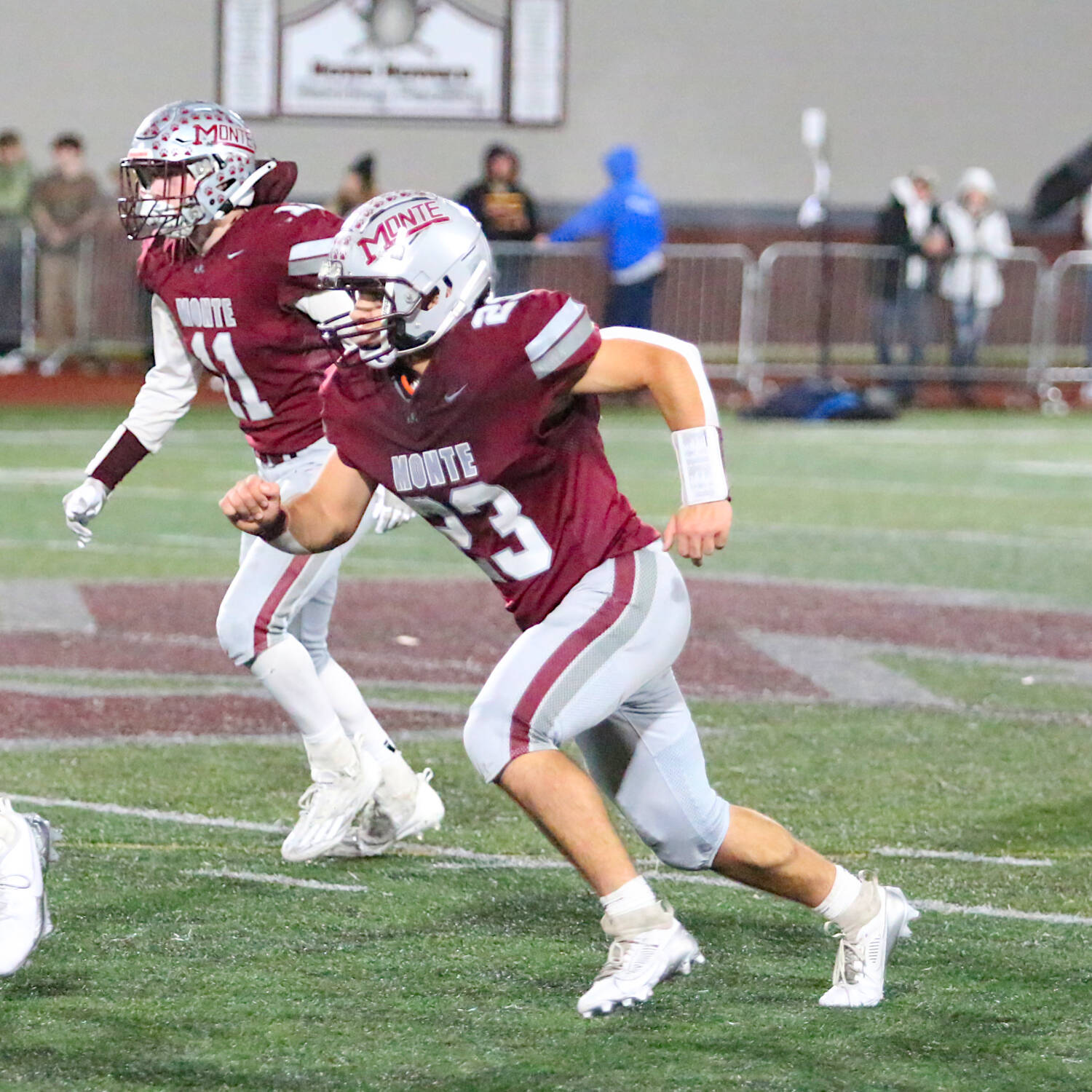 DAILY WORLD FILE PHOTO Montesano senior linebacker Marcus Hale (23) was named the 1A Evergreen League Defensive MVP as league officials announced the 2024 all-league team.