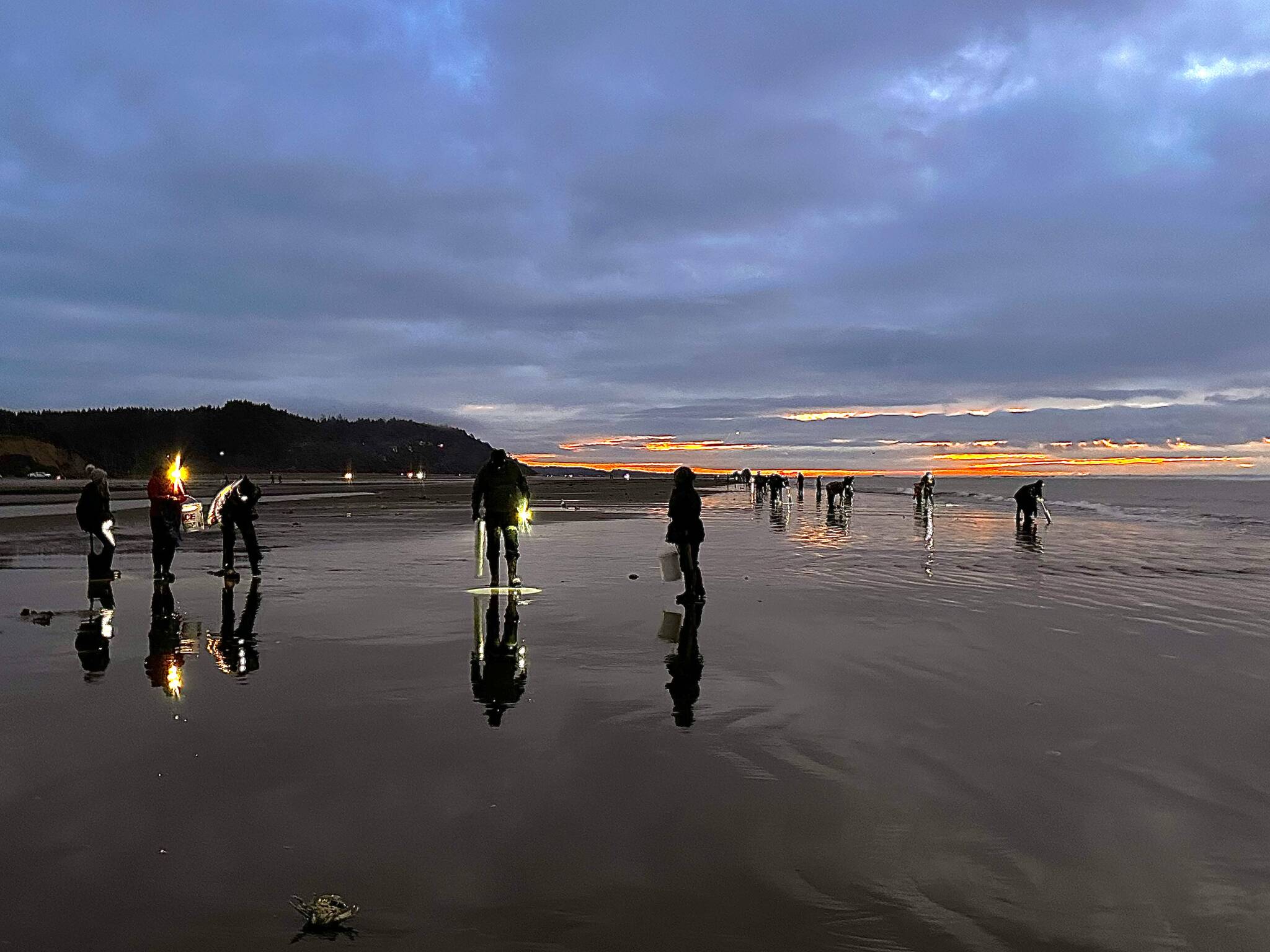 Lanterns light up Rosevelt Beach Friday evening.