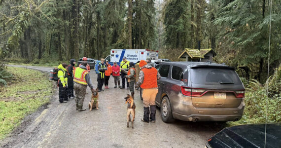 Quinault Indian Nation photos
A fisherman was rescued last week after becoming lost on the Lower Queets River Road.