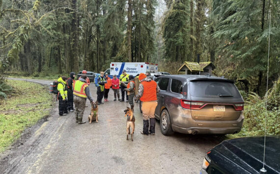 Quinault Indian Nation photos
A fisherman was rescued last week after becoming lost on the Lower Queets River Road.