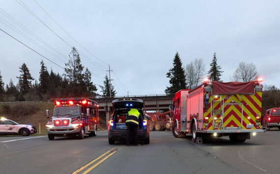 East Grays Harbor Fire and Rescue
The Washington State Patrol and East Grays Harbor Fire and Rescue were on the scene Monday afternoon of a blocking motor vehicle accident at U.S. Highway 12 and the state Route 8 Interchange.