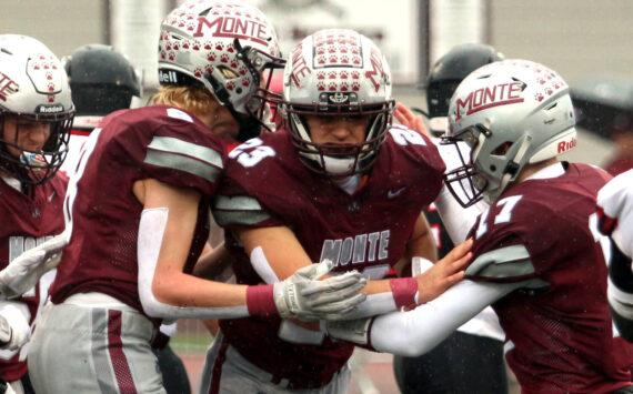 DAILY WORLD FILE PHOTO
Montesano senior linebacker Marcus Hale (23) was named to the 1A class All-State First Team by the Washington State Football Coaches Association for the 2024 season.